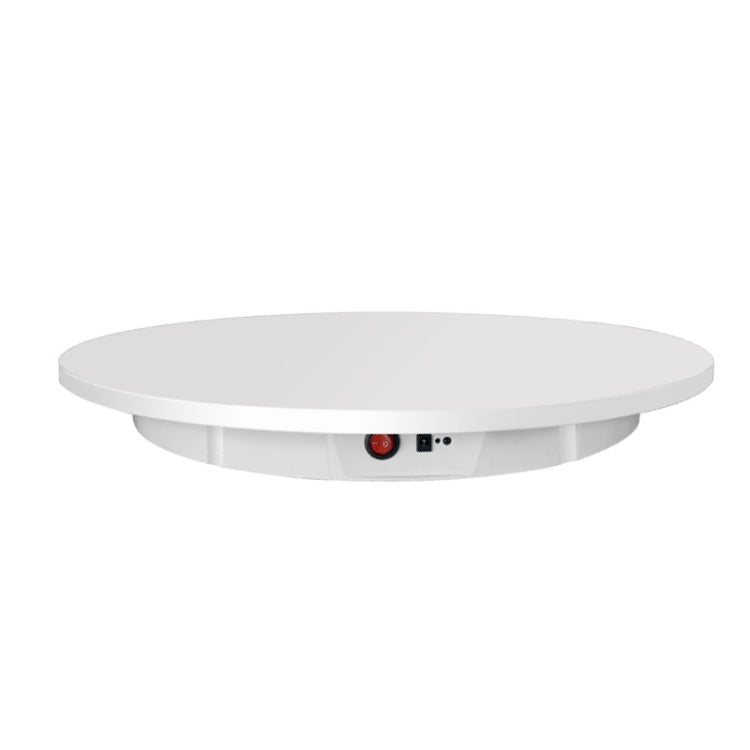 60cm Electric Rotating Display Stand Props Turntable, Load: 100kg, Plug-in Power, EU Plug(White)