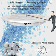 60cm Electric Rotating Display Stand Props Turntable, Load: 100kg, Plug-in Power, AU Plug(White)