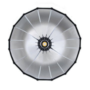 TRIOPO KP2-120 120cm Speedlite Flash Deep Parabolic Softbox Bowens Mount Diffuser(Black)