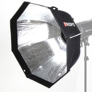 TRIOPO K2-90 90cm Speedlite Flash Octagon Parabolic Softbox Bowens Mount Diffuser (Black)