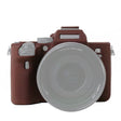 For Sony A7R4 Soft Silicone Protective Case(Coffee) - Protective Case by PMC TechLife | Online Shopping South Africa | PMC TechLife | Buy Now Pay Later Mobicred