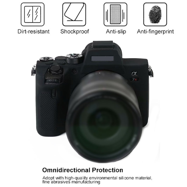 For Sony A7R4 Soft Silicone Protective Case(Orange)