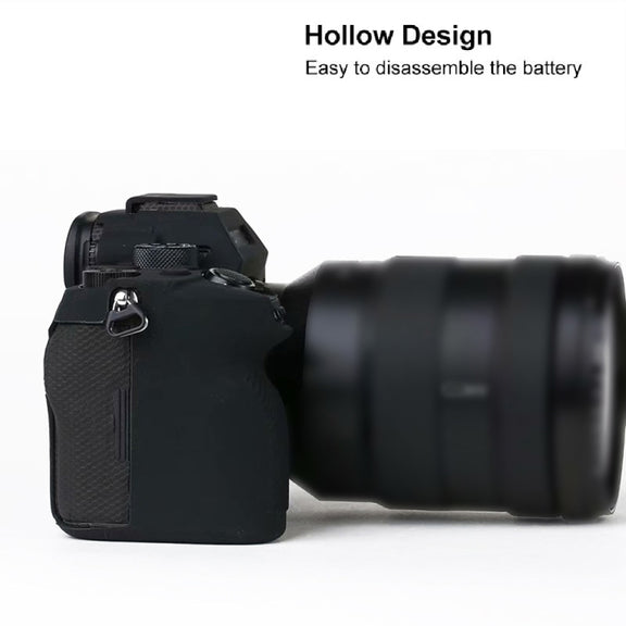 For Sony A7R4 Soft Silicone Protective Case(Orange)