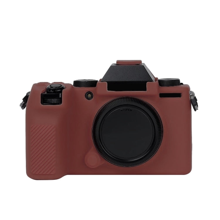 Soft Silicone Protective Case for FUJIFILM X-S10(Coffee)