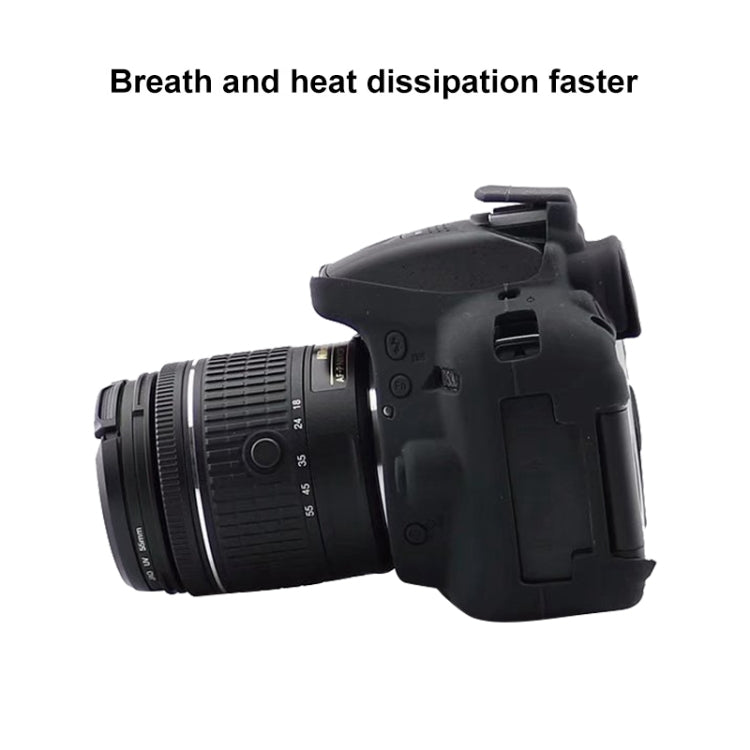 Soft Silicone Protective Case for Nikon D5300(Yellow)