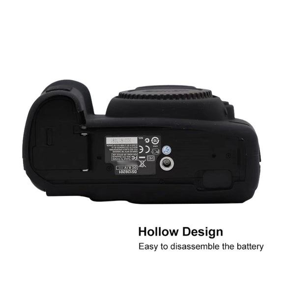 For Canon EOS 5D Mark II Soft Silicone Protective Case(Black)