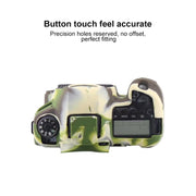 For Canon EOS 6D Mark II Soft Silicone Protective Case (Camouflage)