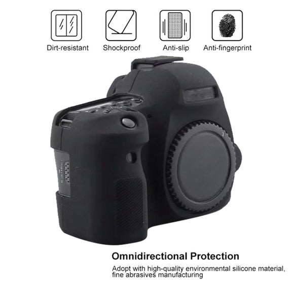 For Canon EOS 6D Mark II Soft Silicone Protective Case (Red)