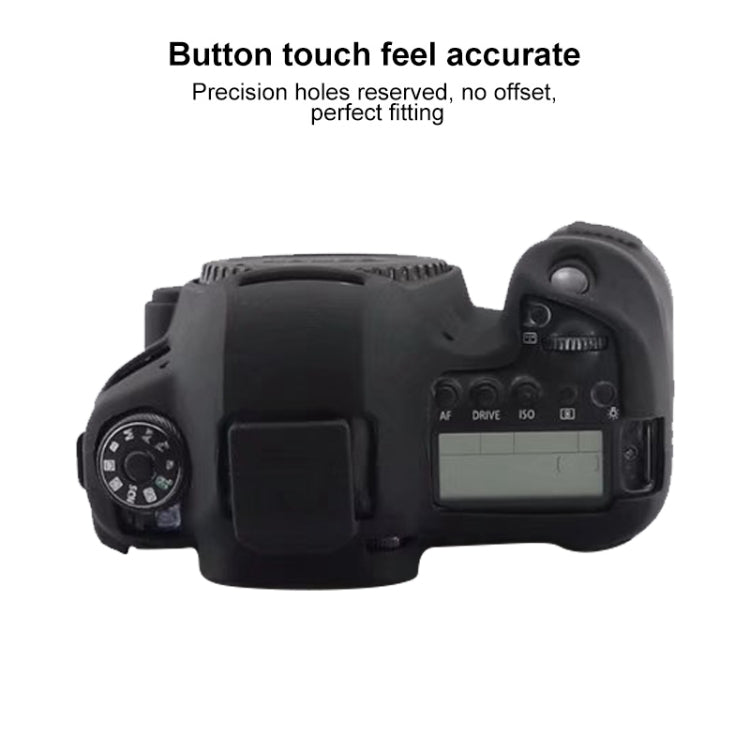 For Canon EOS 6D Mark II Soft Silicone Protective Case (Red)