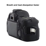 For Canon EOS 6D Mark II Soft Silicone Protective Case (Black)