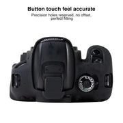 For Canon EOS 600D Soft Silicone Protective Case(Yellow)