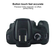 Soft Silicone Protective Case for Canon EOS 2000D (Yellow)