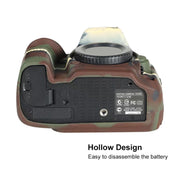 For Nikon D600 / D610 Soft Silicone Protective Case(Camouflage)