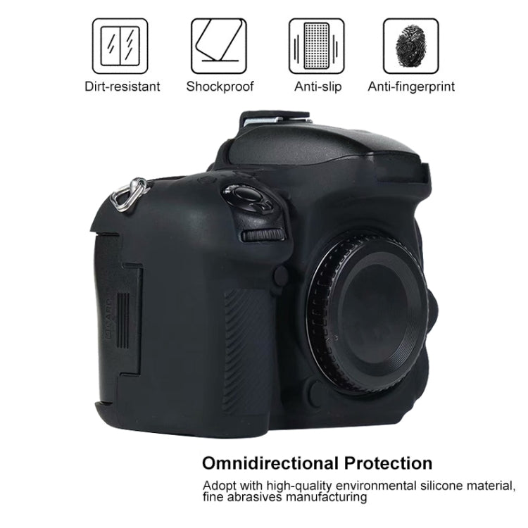 For Nikon D600 / D610 Soft Silicone Protective Case(Black)