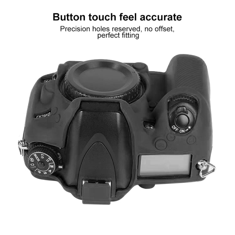 For Nikon D600 / D610 Soft Silicone Protective Case(Red)