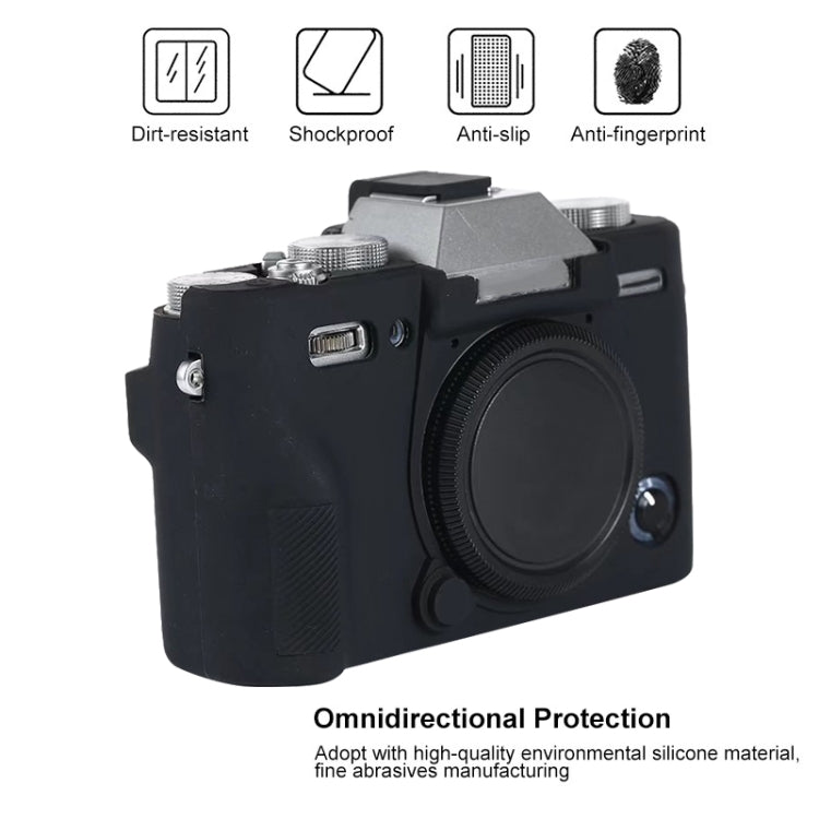For FUJIFILM X-T30 Soft Silicone Protective Case(Black)