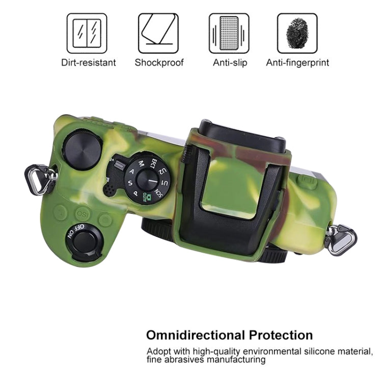 Soft Silicone Protective Case for Nikon Z50 (Camouflage)