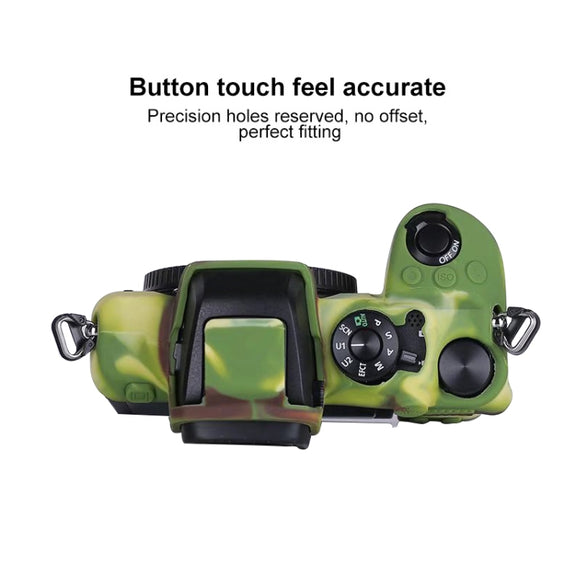Soft Silicone Protective Case for Nikon Z50 (Camouflage)