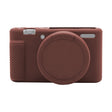 Soft Silicone Protective Case for Sony ZV-1 (Coffee) - free shipping - PMC TechLife - Order now!