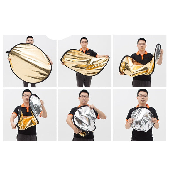 Godox FT01 110cm Round 2 in 1 Gold / Silver Folding Reflector Board