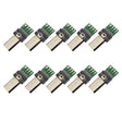 10 PCS 15-Pin USB PCB Connector Micro USB Plug Adapter for Sony Camera Data Cable -  by PMC TechLife | Online Shopping South Africa | PMC TechLife | Buy Now Pay Later Mobicred