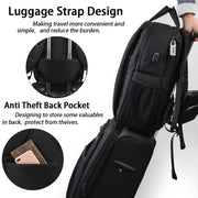 CADeN L5 III Multi-function Digital Camera Dual Shoulders Bag Backpack (Black)