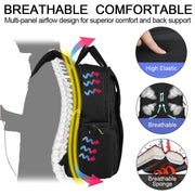 CADeN L5 III Multi-function Digital Camera Dual Shoulders Bag Backpack (Black)