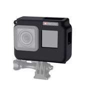 For Insta360 One R 4K with Frame Shockproof Silicone Protective Case with Lens Cap Cover(Black)
