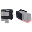 For Insta360 One R Panoramic Camera with Frame Shockproof Silicone Protective Case with Lens Cap Cover(Black) - Case & Bags by PMC TechLife | Online Shopping South Africa | PMC TechLife | Buy Now Pay Later Mobicred