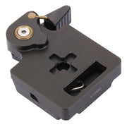 Fittest DBC-1 Aluminium Alloy Quick Release Clamp Adapter with 200PL-14 Quick Release Plate for Camera Tripod
