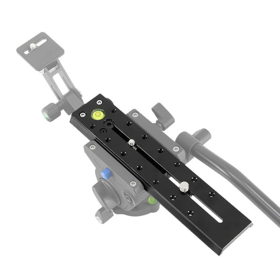 BEXIN VR-380L 380mm Length Aluminum Alloy Extended Quick Release Plate for Manfrotto / Sachtler(Black)
