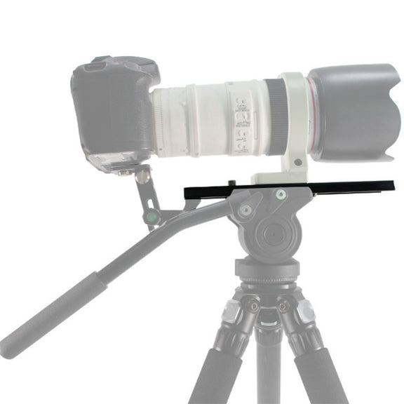 BEXIN VR-380L 380mm Length Aluminum Alloy Extended Quick Release Plate for Manfrotto / Sachtler(Black)