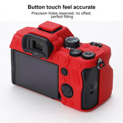 Soft Silicone Protective Case for Sony A7 IV (Red)