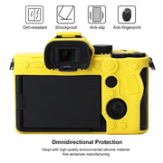 Soft Silicone Protective Case for Sony A7 IV (Yellow)