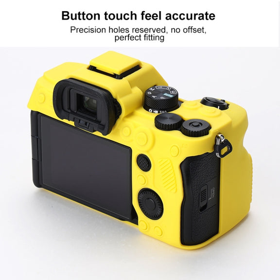 Soft Silicone Protective Case for Sony A7 IV (Yellow)