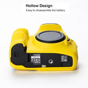 Soft Silicone Protective Case for Canon EOS 7D (Yellow)
