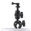 360 Rotation Adjustable Action Camera Bike Motorcycle Handlebar Holder(Black) - Bicycle Handlebar Mount by PMC TechLife | Online Shopping South Africa | PMC TechLife | Buy Now Pay Later Mobicred
