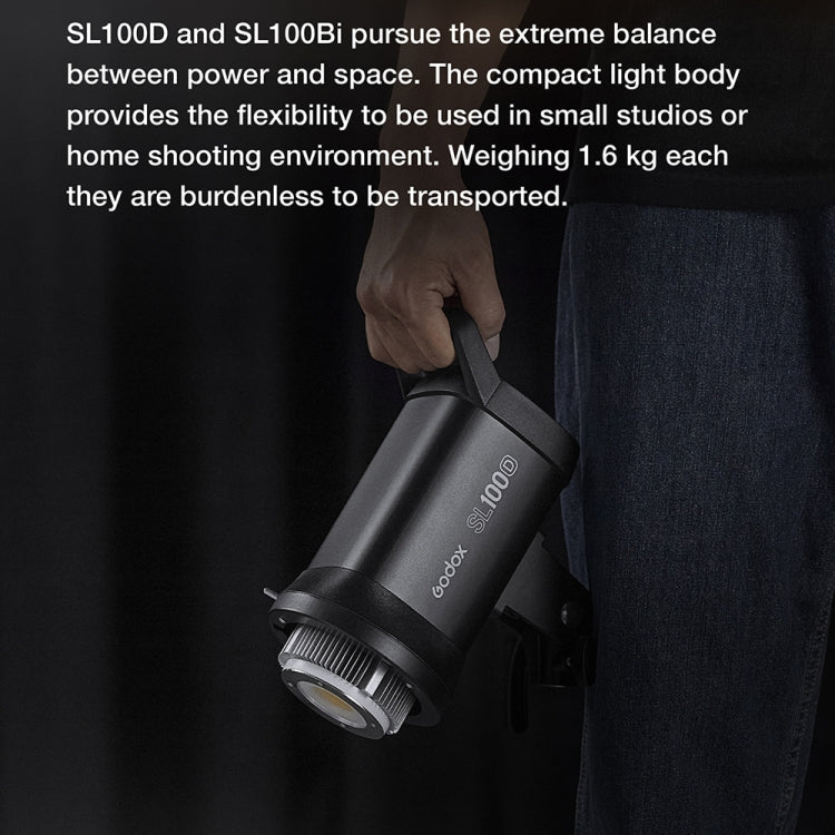 Godox SL100D 100W 5600K Daylight-balanced LED Light Studio Continuous Photo Video Light(US Plug)