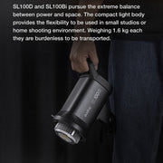 Godox SL100D 100W 5600K Daylight-balanced LED Light Studio Continuous Photo Video Light(US Plug)