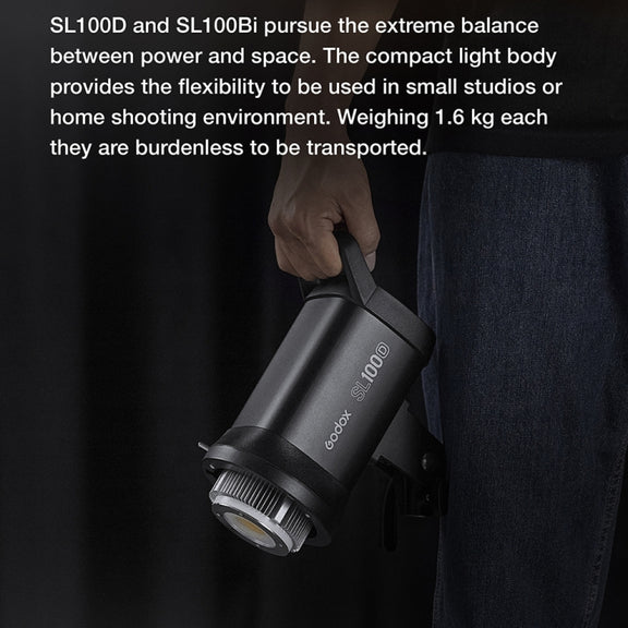 Godox SL100D 100W 5600K Daylight-balanced LED Light Studio Continuous Photo Video Light(US Plug)