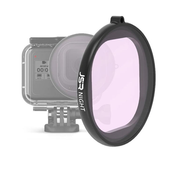 JSR Round Housing NIGHT Lens Filter for GoPro HERO8 Black