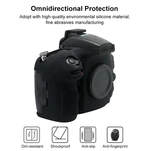 Soft Silicone Protective Case for Nikon D810 (Red)