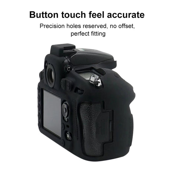 Soft Silicone Protective Case for Nikon D810 (Yellow)