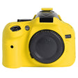 Soft Silicone Protective Case for Nikon D5200 (Yellow) - Protective Case by PMC TechLife | Online Shopping South Africa | PMC TechLife | Buy Now Pay Later Mobicred