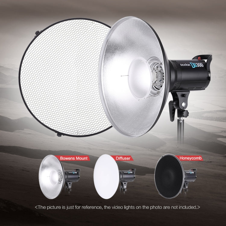 Godox RS42CM 42cm Studio White Beauty Dish Reflector Bowens Mount Diffuser