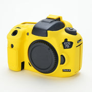 For Canon EOS 7D Mark II Soft Silicone Protective Case (Yellow)