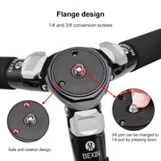BEXIN RC334 Portable Collapsible Carbon Fiber Camera Tripod with K44 Panoramic BallHead