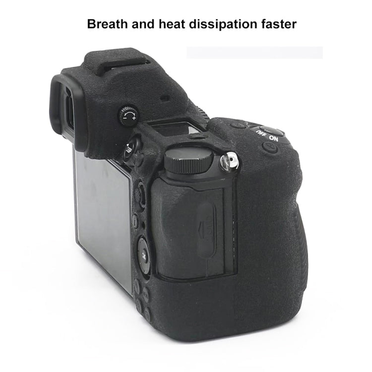 For Nikon Z7 II Soft Silicone Protective Case (Black)
