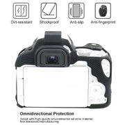 For Canon EOS 250D Soft Silicone Protective Case (Camouflage)