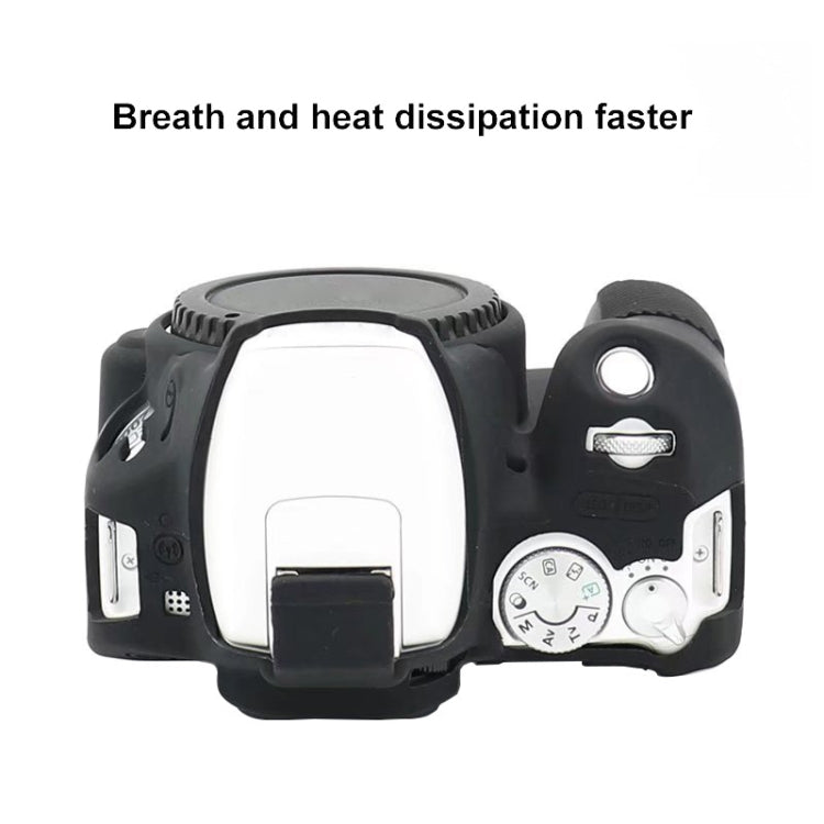 For Canon EOS 250D Soft Silicone Protective Case (Camouflage)